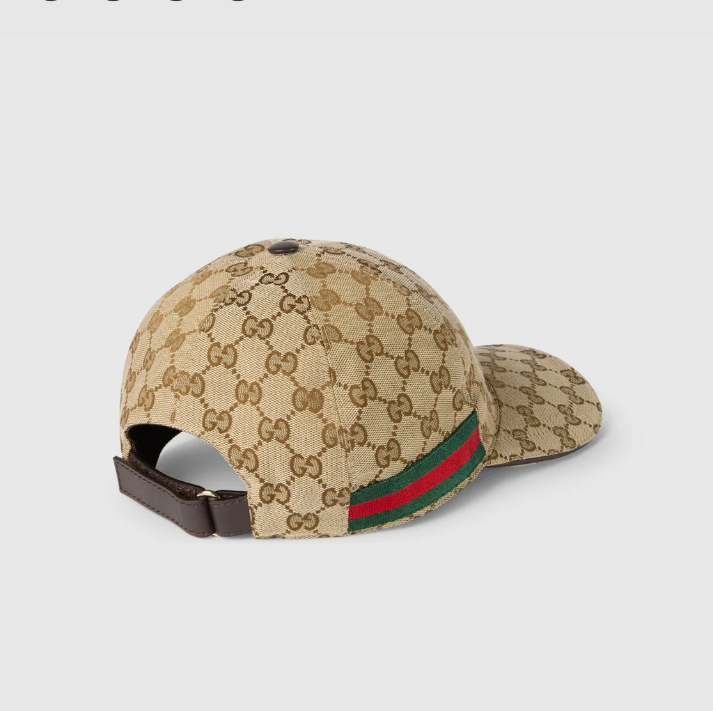 Cappellino da baseball in tessuto GG con Web