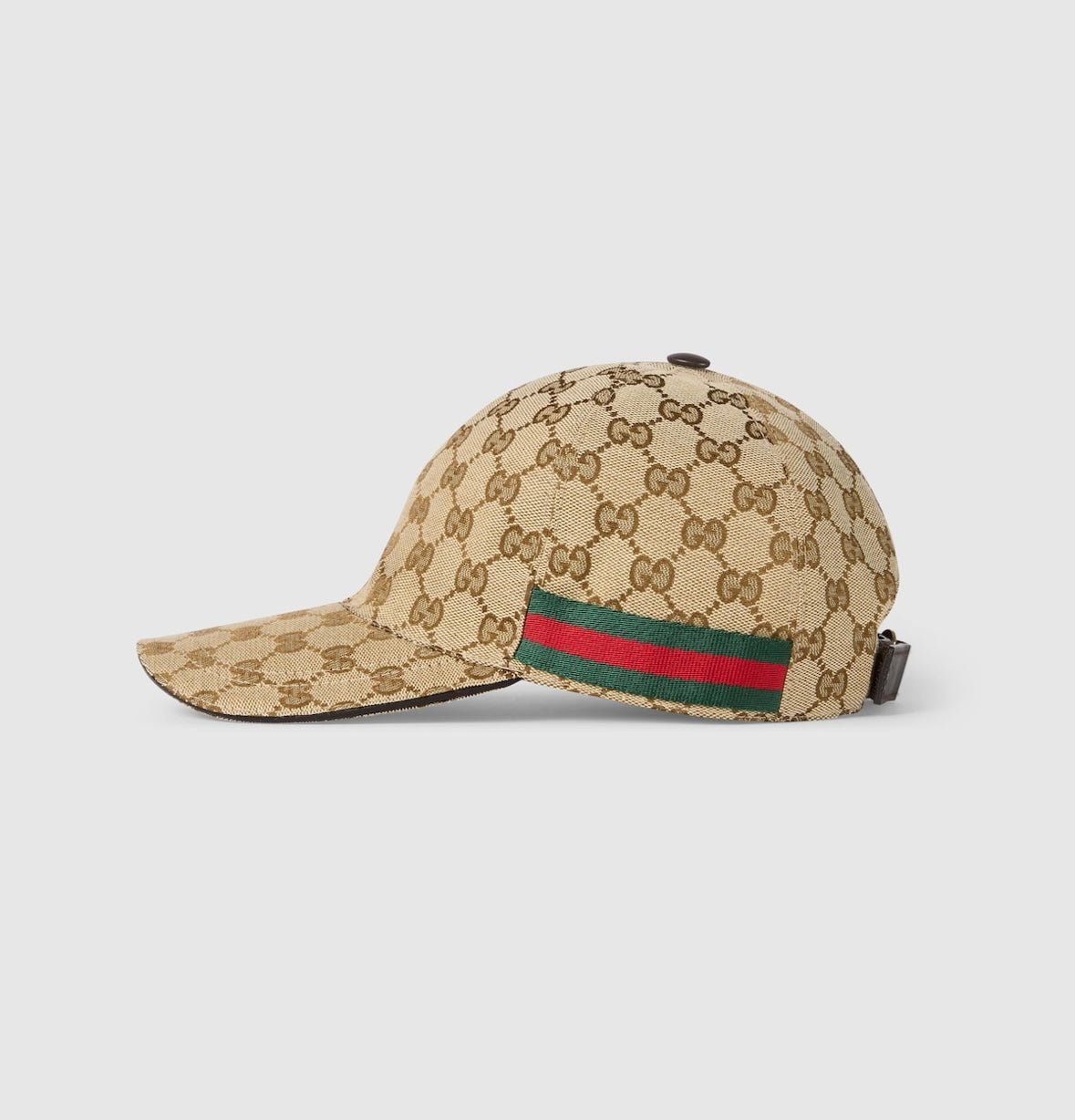 Cappellino da baseball in tessuto GG con Web